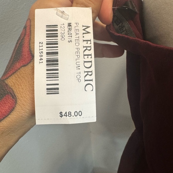 NWT M.Fredric blouse - Picture 5 of 5
